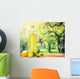 Italian alcoholic beverage, Limoncello. Wall Mural