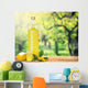 Italian alcoholic beverage, Limoncello. Wall Mural