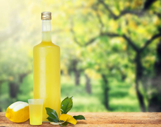 Italian Alcoholic Beverage, Limoncello. Wall Decal