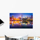 Chongqing, China Skyline on the Jialing River Wall Mural