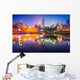 Chongqing, China Skyline on the Jialing River Wall Mural