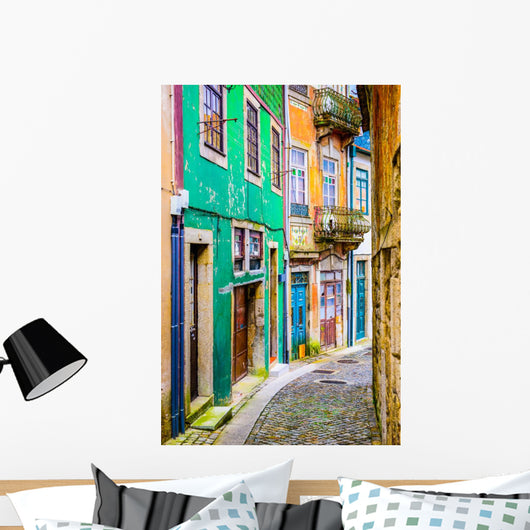 Alleyway in Porto, Portugal Wall Mural