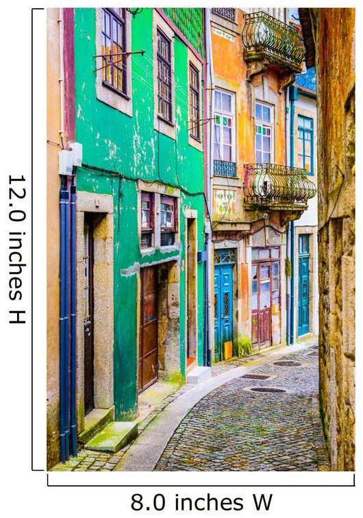 Alleyway in Porto, Portugal Wall Mural