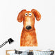 Dog Red Portrait Watercolor Wall Decal