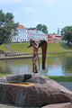 Monument Of Crying Angel In Minsk Wall Decal