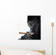 Badass gorilla with cool sunglasses smoking a cigar like a boss Wall Decal