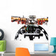 Camera on Drone Wall Mural