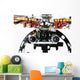 Camera on Drone Wall Mural