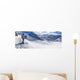 Skifahrer Wall Mural