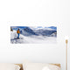 Skifahrer Wall Mural