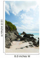 Horseshoe Bay Beach in Bermuda Wall Mural