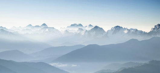 Panorama Of High Mountains In Himalaya Wall Decal