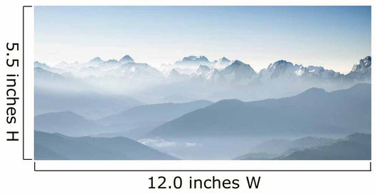 Panorama of high mountains in Himalaya Wall Mural