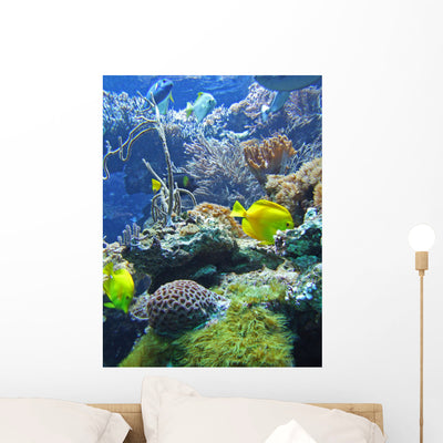 Under The Sea Wall Decal shown on a wall