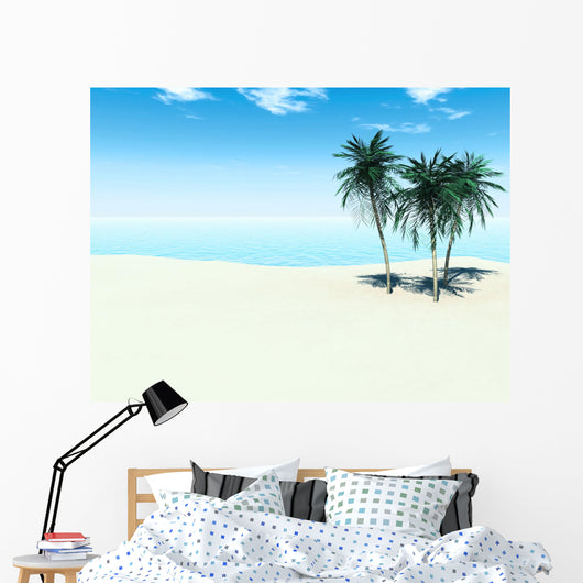 Tropical beach Wall Mural