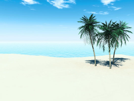 Tropical Beach Wall Decal 3