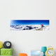 Snowboarder Mountain Wall Mural