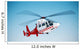 Rescue helicopter Wall Mural