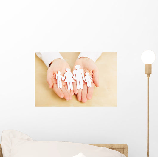 Family in Your Hands Wall Mural