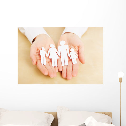 Family in Your Hands Wall Mural