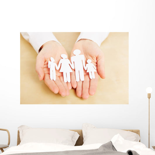 Family in Your Hands Wall Mural