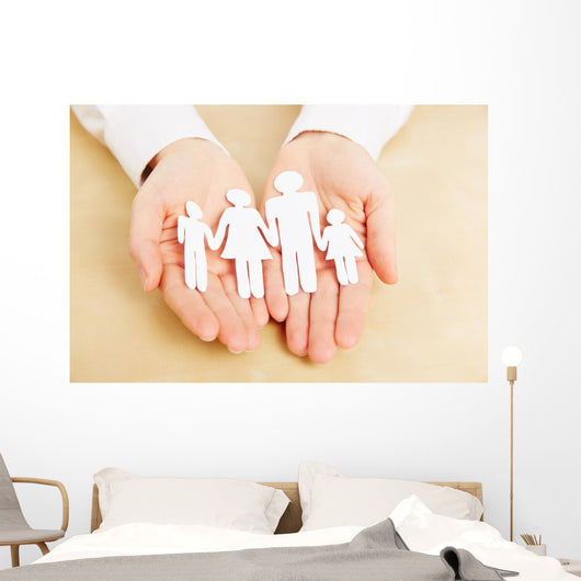 Family in Your Hands Wall Mural