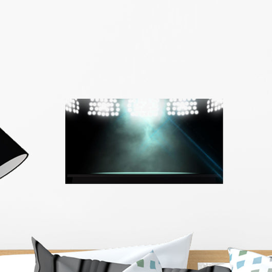 Spotlit Stage Wall Mural