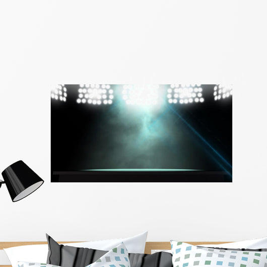 Spotlit Stage Wall Mural