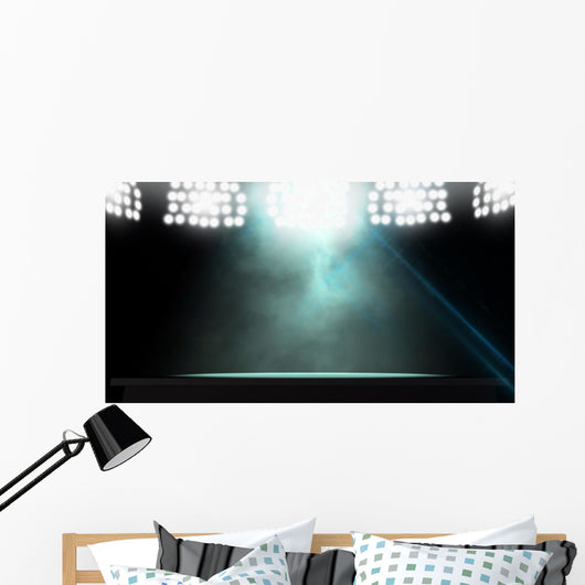Spotlit Stage Wall Mural