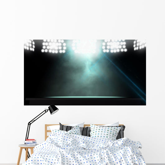 Spotlit Stage Wall Mural