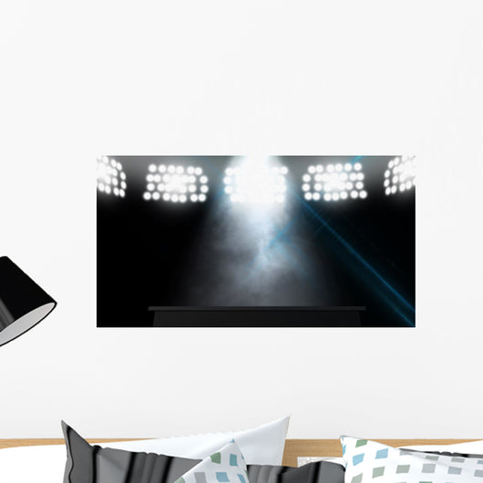 Spotlit Stage Wall Mural