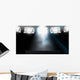 Spotlit Stage Wall Mural