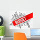 Budget Word Cloud Business Wall Decal