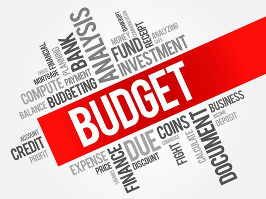 Budget Word Cloud Business Wall Decal