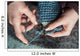 woman's hands crocheting Wall Mural