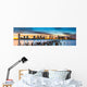 Jersey City panorama at sunset Wall Mural