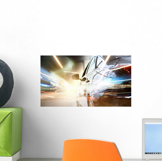 Night city Wall Mural