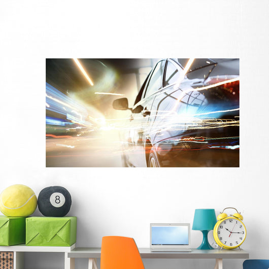 Night city Wall Mural