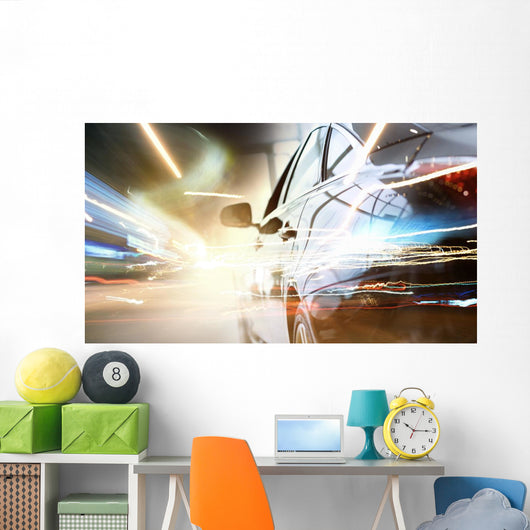 Night city Wall Mural