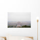Forbidden City shrouded in pollution from Jingshan Park, Beijing Wall Mural