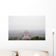 Forbidden City shrouded in pollution from Jingshan Park, Beijing Wall Mural