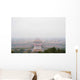 Forbidden City shrouded in pollution from Jingshan Park, Beijing Wall Mural