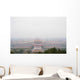 Forbidden City shrouded in pollution from Jingshan Park, Beijing Wall Mural