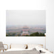 Forbidden City shrouded in pollution from Jingshan Park, Beijing Wall Mural