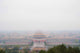 Forbidden City Shrouded In Pollution From Jingshan Park, Beijing Wall Decal