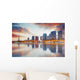 Paris skyline with Eiffel tower in background Wall Mural