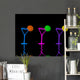 Martini Glass Wall Decal