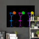 Martini Glass Wall Decal