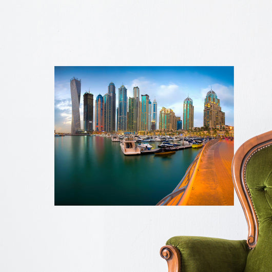 Dubai Marina Wall Mural
