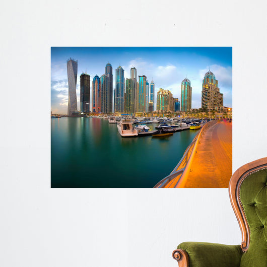 Dubai Marina Wall Mural
